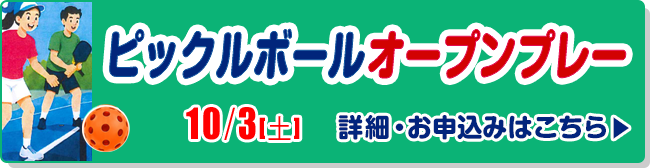 ピックルボールオープンプレー